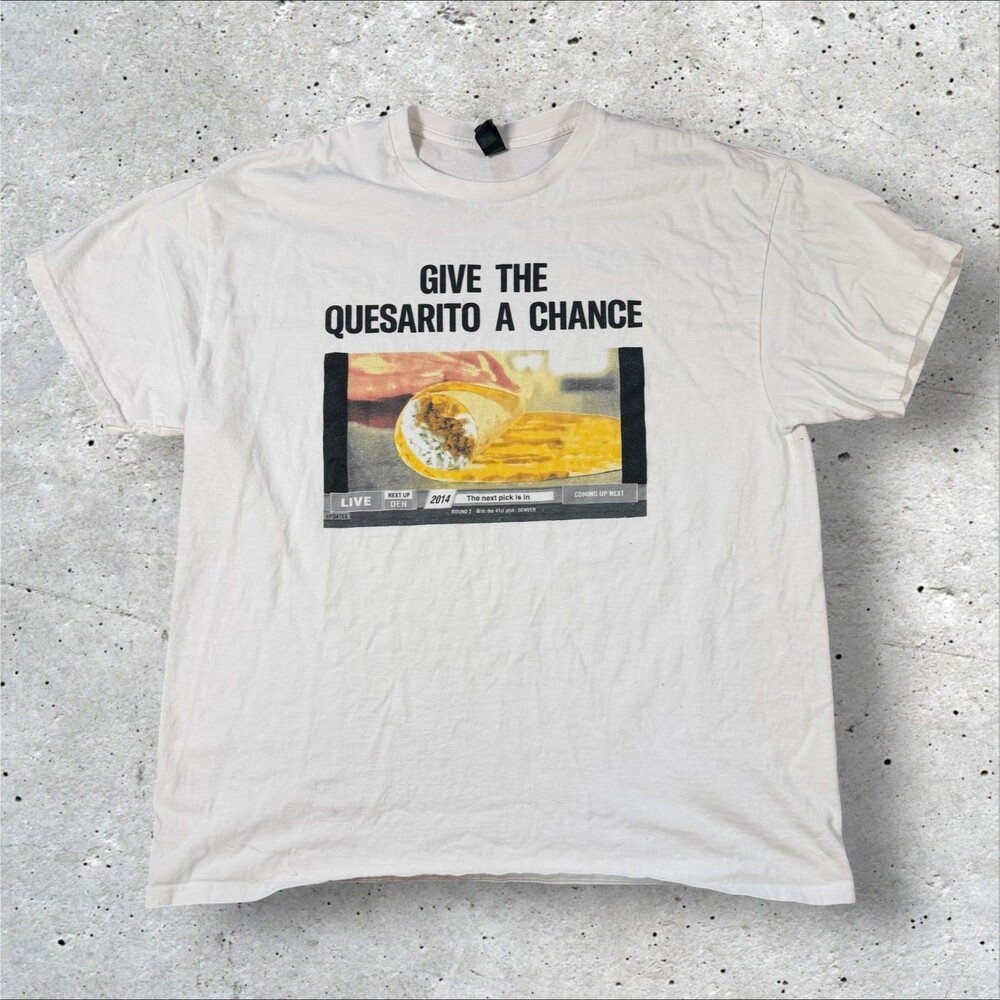 Men's Denver Nuggets Taco Bell Give The Quesarito A Chance Nikola Jokic Shirt XL